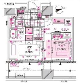 ブランズ渋谷桜丘 19階 間取り図