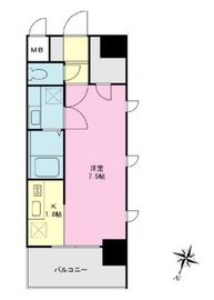 ウイングテラス京急川崎 601 間取り図