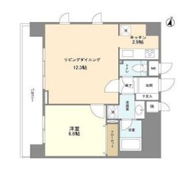 カーサグランデ本郷 701 間取り図