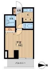 ドゥーエ西大島 310 間取り図