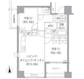 エーデル練馬 202 間取り図