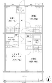 ヒューリックコート雪が谷 312 間取り図