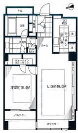 ザ・ウエストミンスター六本木 9階 間取り図