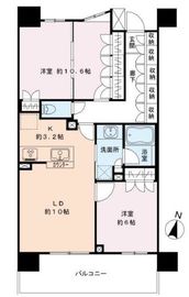 グローリオ清澄白河 7階 間取り図