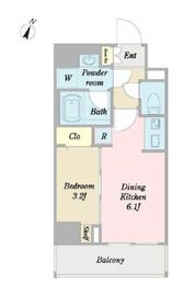 DeLCCS板橋North (デルックス板橋ノース) 802 間取り図
