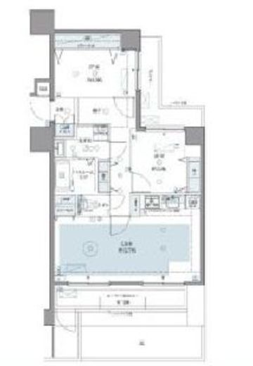 クレヴィスタ西巣鴨 4階 間取り図