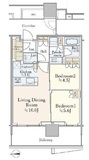 HARUMI FLAG SUN VILLAGE (晴海フラッグ サンヴィレッジ) 8階 間取り図