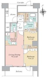 HARUMI FLAG SUN VILLAGE (晴海フラッグ サンヴィレッジ) 18階 間取り図