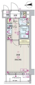 エステムプラザ神楽坂ノースレジデンス 2階 間取り図