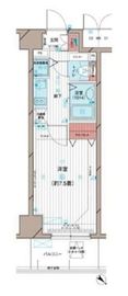 メインステージ五反田駅前 5階 間取り図