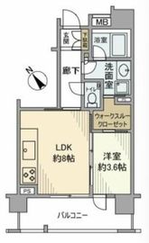 クリオ片瀬江ノ島 2階 間取り図