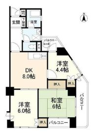 光シャンブル品川東八ツ山公園 9階 間取り図