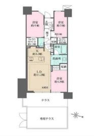 ガーデングランデ横浜戸塚 1階 間取り図