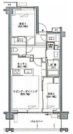 アトラスシティ千歳烏山グランスイート風ノ棟 2階 間取り図