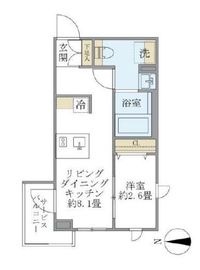 La Perla NAKANO (ラペルラ中野) 403 間取り図