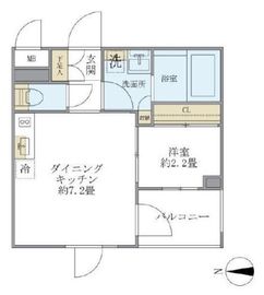 La Perla NAKANO (ラペルラ中野) 106 間取り図