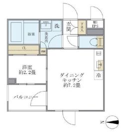 La Perla NAKANO (ラペルラ中野) 206 間取り図