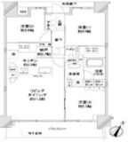シティハウス大塚ステーションコート 5階 間取り図