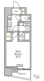コートレジデンス南大塚 601 間取り図