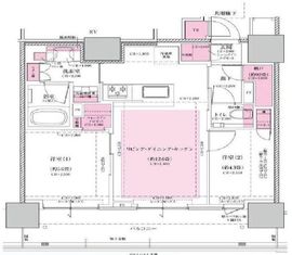 ブリリアタワー有明ミッドクロス 10階 間取り図