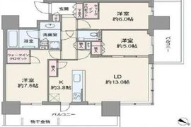 シティタワーズ東京ベイ 19階 間取り図