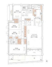 上原ガーデンズ 1階 間取り図