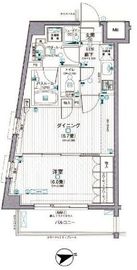 日神デュオステージ浜田山 201 間取り図