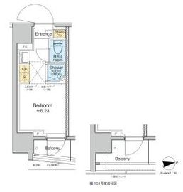 TOMORE品川中延 609 間取り図