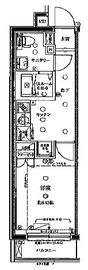 クレヴィスタ門前仲町 101 間取り図