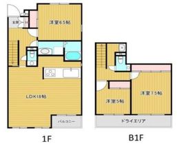ファミグリア自由が丘 1階 間取り図
