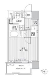 コスモグランス南品川 606 間取り図