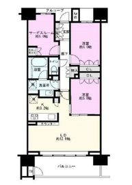 クレヴィア南千住 4階 間取り図