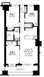 バームステージ三田 8階 間取り図