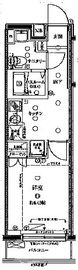 クレヴィスタ門前仲町 202 間取り図