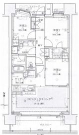 ザ・パークハウス川崎 3階 間取り図