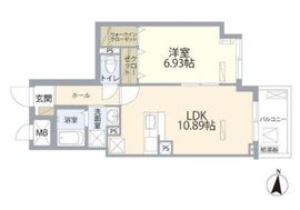 Skywood錦糸町 402 間取り図