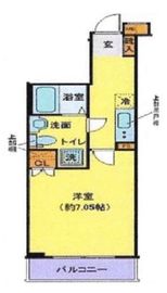 クレヴィスタ門前仲町 3階 間取り図