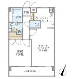 コスモリード西馬込レジデンス 603 間取り図