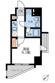 プライマル横濱平沼橋 301 間取り図