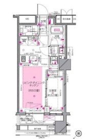 ピアース銀座レジデンス 7階 間取り図