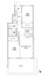 アドラブール深沢 106 間取り図