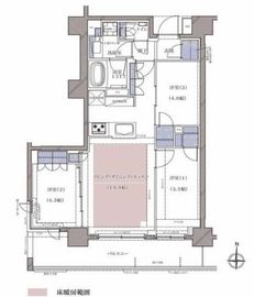 ディームス横濱青木町 605 間取り図