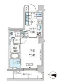 パークアクシス池上 505 間取り図