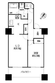晴海ビュータワー（晴海アイランドトリトンスクエアビュータワー） 14階 間取り図
