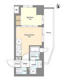 AIFLAT品川戸越パークサイド 207 間取り図