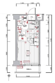 メイクスデザイン武蔵小杉アジールコート 4階 間取り図