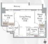 LiveCasa高円寺 (ライブカーサ高円寺) 501 間取り図