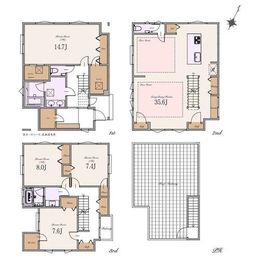 Luxsis南麻布 C 間取り図
