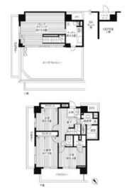 グランピラー高井戸 1205 間取り図
