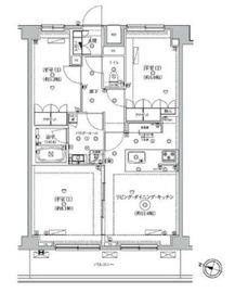 ニューミラ明大前 705 間取り図